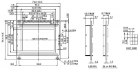 LCD-128G064D Графический жк модуль 128х64 точки...