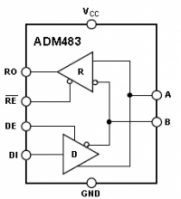 Adm483 схема включения