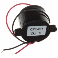 CPE-251 BUZZER PIEZO 12VDC 3.5KHZ W/WIRE