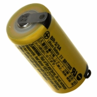 BR-2/3AT2SP BATTERY LITH 2/3A 1200MAH W/TAB