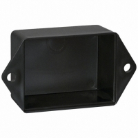 PB-1558-TF BOX POTTING ABS 2 X1.5 X1 BLACK
