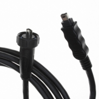 PX0417/2M00 CABLE IP68 4POS-4POS FIREWIRE 2M