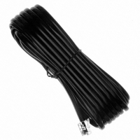 AT-S-26-4/4/B-25-OE-R MOD CORD SGL-ENDED 4-4 BLACK 25'