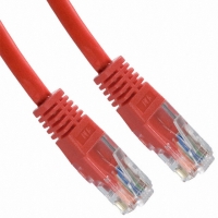 A-MCUP-80030/R-R CABLE CAT.5E UNSHIELDED RED 3M