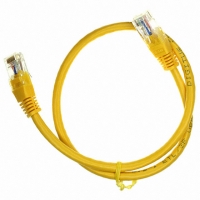 A-MCU60005/Y-R CABLE CAT6 UNSHIELDED YEL .5M