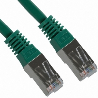 A-MCSP-80020/G-R CABLE CAT.5E SHIELDED GREEN 2M