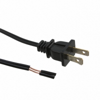 221002-01 CORD 18AWG 2COND 9' BLACK SPT-1