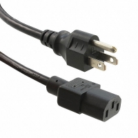 312007-01 CORD 18AWG 3COND M/F BLK 79