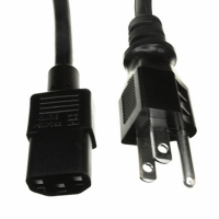312010-01 CORD 18AWG 3COND M/F BLK 118