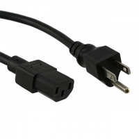 312126-01 CORD 18AWG 3COND 12' BLACK SJT
