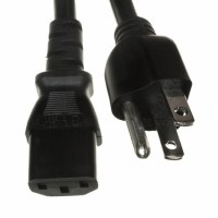 312040-01 CORD 16AWG 3COND M/F BLK 118