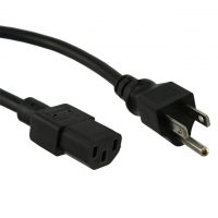 312127-01 CORD 18AWG 3COND 15' BLACK SJT