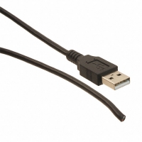 3021011-06 CBL USB A-BLUNT CON 6' 26/28 AWG