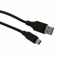 3021003-03 CBL USB A-MNI B CON 3' 28/28 AWG