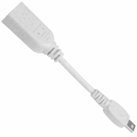 10-00003 CBL USB A RCPT-MINI A PLUG 102MM
