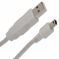 88732-8600 CABLE USB 2.0 A-MINI B 1M WHITE