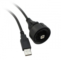 PX0840/B/3M00 CABLE PLUG IP68 USB B-A 3M