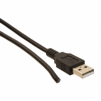 3021005-03 CBL USB A-BLUNT CON 3' 28/28 AWG