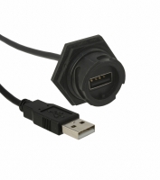 0847290003 USB TYPE-A RECPT. PANEL MT CORD