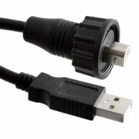 USBBF6100 CONN USB B PLUG W/1M CORD-USB A