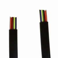 H0082R-100-ND CABLE MOD 8 COND FLAT BLK 100'