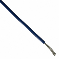 3049 BL005 HOOK-UP WIRE 26AWG STRAND BLUE