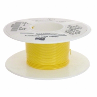 2841/1 YL005 HOOKUP WIRE 30AWG YELLOW 1=100FT