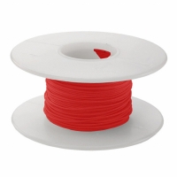 R24R-0100 WIRE PVDF INS 24AWG RED 100'