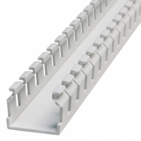 F.75X.75WH6 DUCT WIRE SLOT PVC WHITE 6'/72
