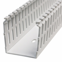 F1.5X2WH6 DUCT WIRE SLOT PVC WHITE 6'/72