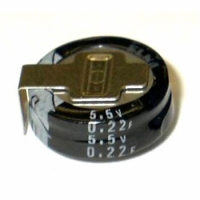 DX-5R5L104T CAP DOUBLE LAYER .10F 5.5V COIN