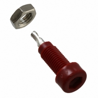 105-0802-001 CONN JACK STANDARD INSULATED RED