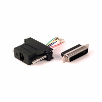 AMK-0223 ADAPTER DB25P RJ45/MALE 8CONTACT