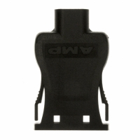558665-1 CONN CABLE COVER 15 POS BLACK