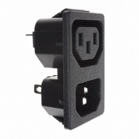 PX0716/48 CONN AC INLET/OUTLET SNAP IN