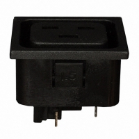 PX0592/15/63 CONN AC OUTLET 6.3MM TAB SNAP IN