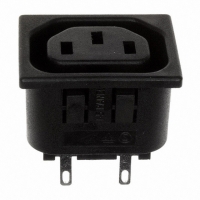 PX0695/15/28 CONN AC OUTLET 2.8MM SLD SNAP IN