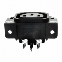PX0675/PC CONN AC OUTLET PC FLANG REAR MNT