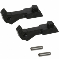 N3505-3B EJECTOR LATCHES BLK LONG W/PINS