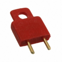 1460R PLUG SHORTING INSULATED RED