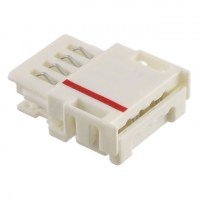 1-2154018-3 CONN STRAIGHT RIGHT RED ASSY