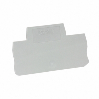3030459 TERM BLK END COVER 2.2MM GRAY