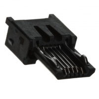 ZX10-B-5S-UNIT(12) CONN PLUG 5PS MICRO B USB RA SMD
