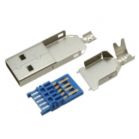 A-USBPA-3-R CONN PLUG USB 3.0 TYPE-A SOLDER