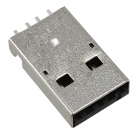 0480372200 CONN PLUG USB A 4POS SMD R/A