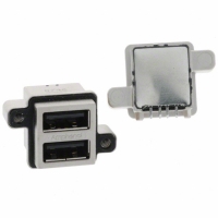 MUSB-C111-30 CONN RCPT USB STACK STD R/A PCB