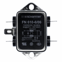 FN610-6-06 FILTER 1-PHASE GENERAL EMI 6A