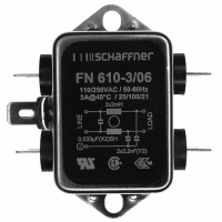 FN610-3-06 FILTER 1-PHASE GENERAL EMI 3A