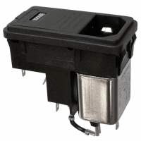 FN372-6-21 MOD PWR ENTRY INLET FILTERED 6A