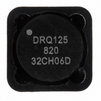 DRQ125-820-R INDUCTOR SHIELD DUAL 82UH SMD